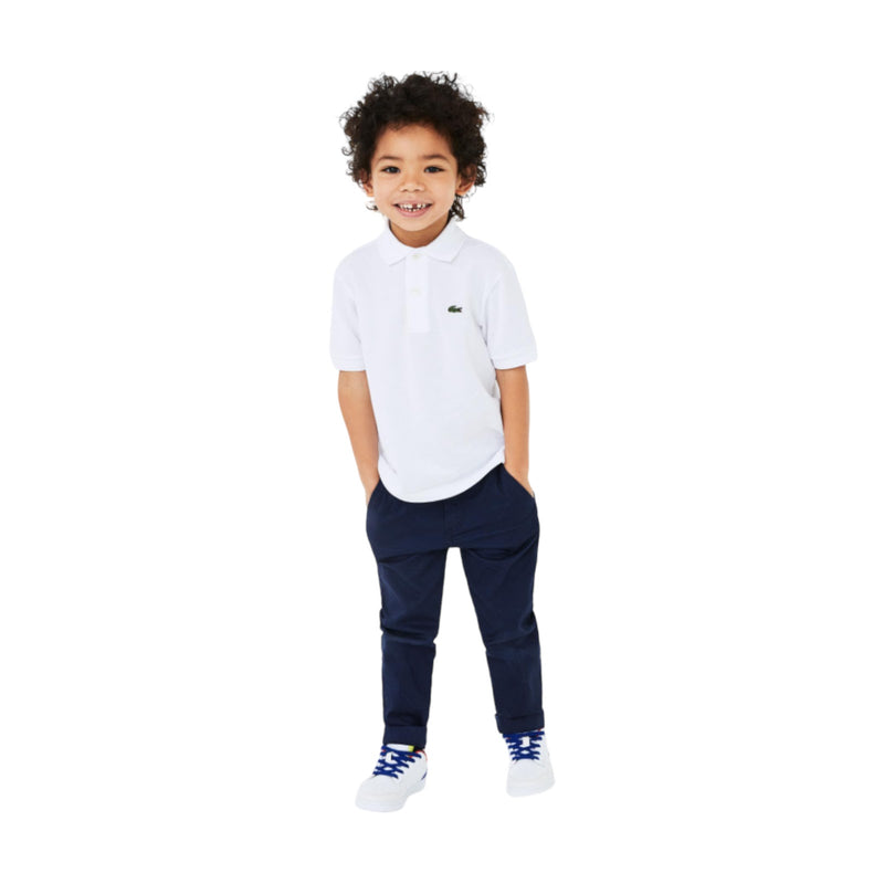Polo Bambini Unisex Lacoste - Maglietta M/C - Bianco
