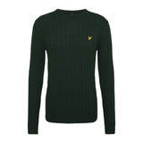 Maglioni Uomo Lyle & Scott - Cable Jumper - Verde