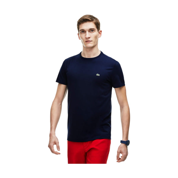 T-shirt Uomo Lacoste - T-Shirt 100% Pima Cotton - Blu