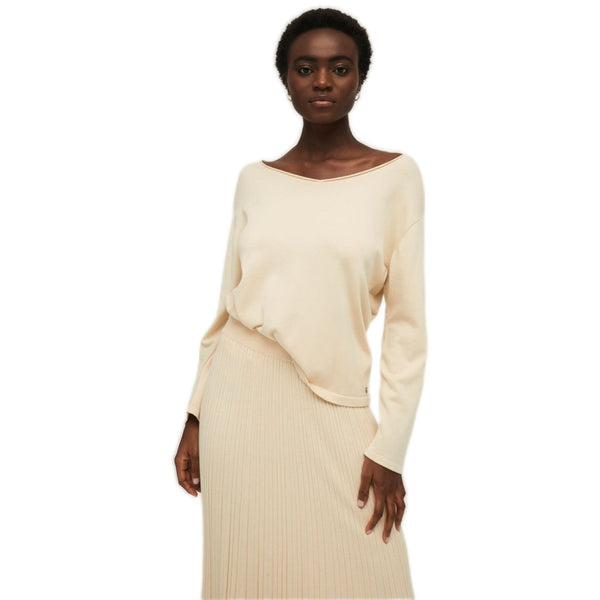 Maglie Donna Surkana - Maglia M/L Scollo A Barchetta - Beige