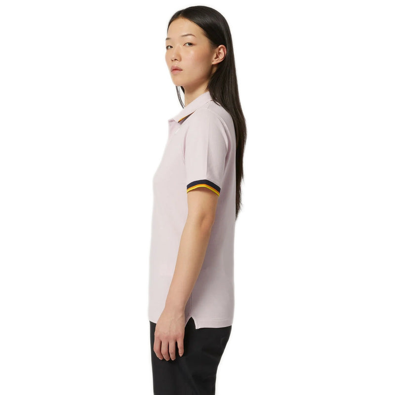 Polo Uomo K-Way - Polo Manica Corta Vincent - Rosa