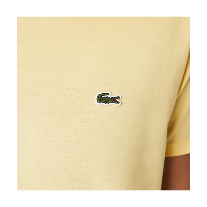 T-shirt Uomo Lacoste - T-Shirt 100% Pima Cotton - Giallo