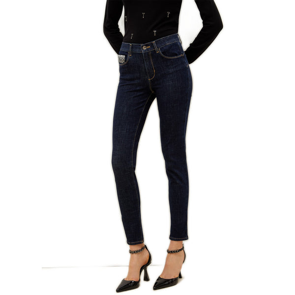 Jeans Donna Liu Jo - B.up Divine H.w. - Celeste