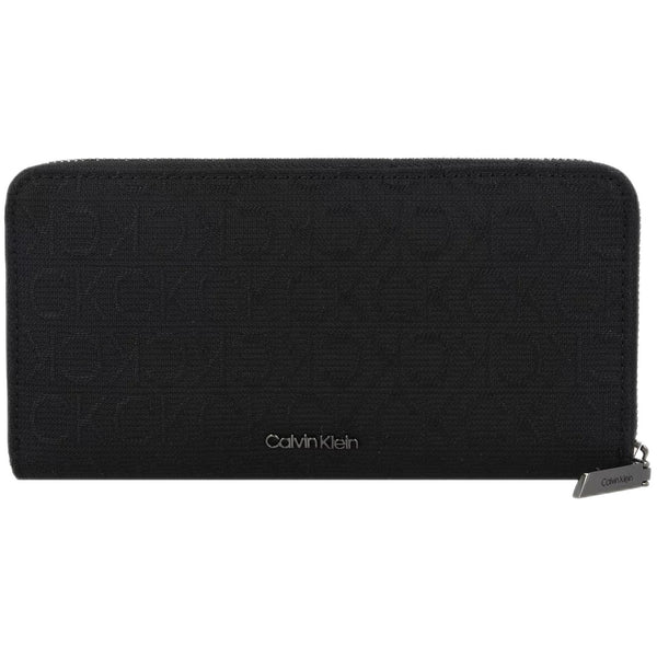 Portafogli Donna Calvin Klein - Re-Lock Z/A Wallet W/Charm - Nero