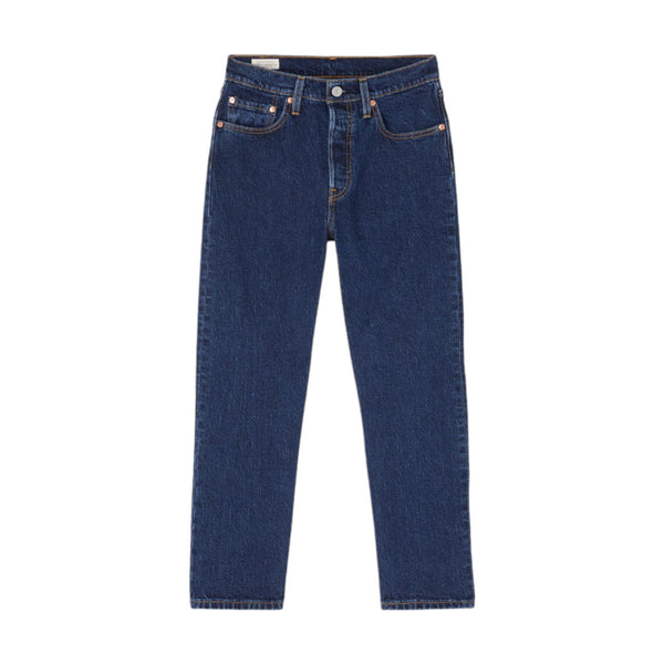 Jeans Donna Levi's - 501 Original Cropped - Blu