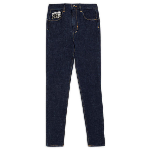 Jeans Donna Liu Jo - B.up Divine H.w. - Celeste