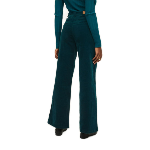 Pantaloni Donna Surkana - Pantaloni Larghi Con Tasche - Blu