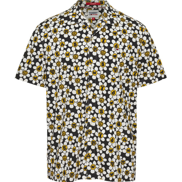 Camicie casual Uomo Tommy Hilfiger - Tjm Aop Nyc Grown Da - Nero
