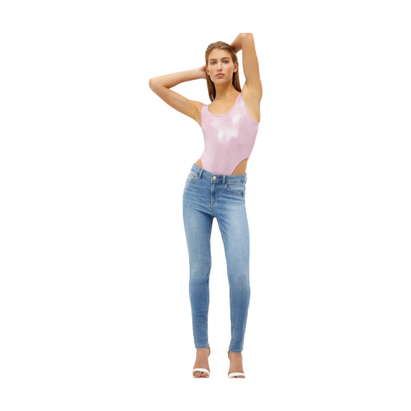 Jeans Donna Liu Jo - B.up Divine H.w. - Celeste