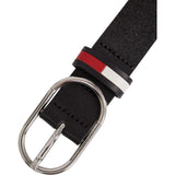 Cinture Donna Tommy Hilfiger - Tjw Oval 3.0 - Nero