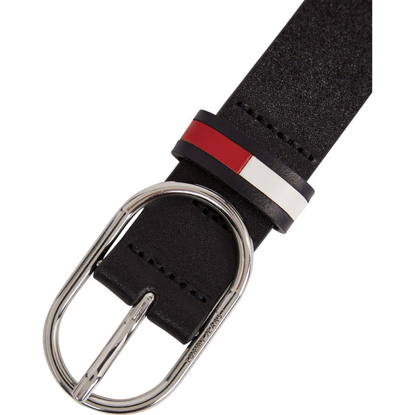 Cinture Donna Tommy Hilfiger - Tjw Oval 3.0 - Nero