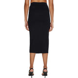 Gonne casual Donna Calvin Klein - Rib Fitted Skirt - Nero