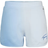 Pantaloncini Donna Tommy Hilfiger - Tjw Dip Dye Signature Hwk Short - Celeste