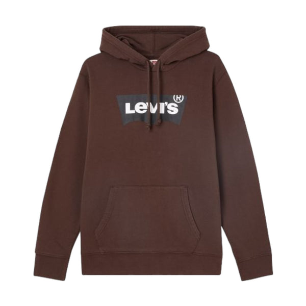 Felpe con cappuccio Uomo Levi's - Standard Graphic Hoodie Bw Ssnl Hoodie - Marrone