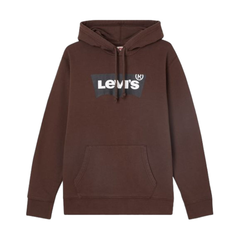 Felpe con cappuccio Uomo Levi's - Standard Graphic Hoodie Bw Ssnl Hoodie - Marrone