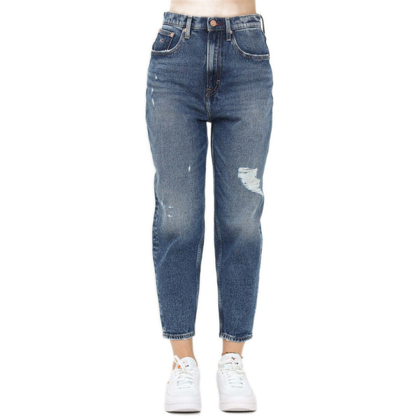 Jeans Donna Tommy Hilfiger - Mom Jean Uhr Tprd - Blu