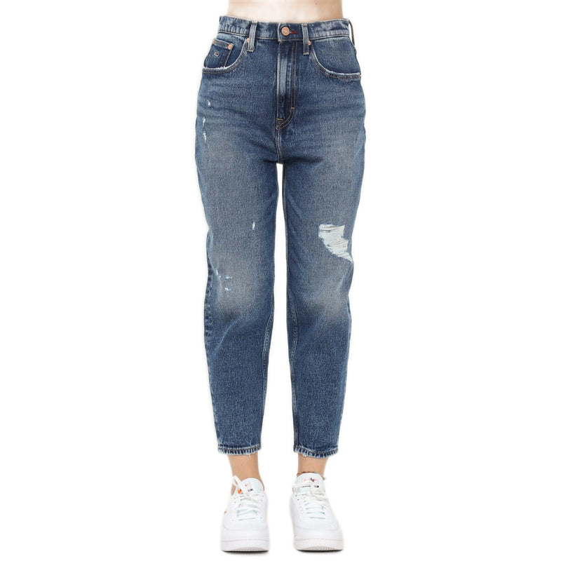 Jeans Donna Tommy Hilfiger - Mom Jean Uhr Tprd - Blu