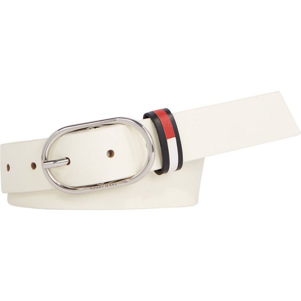 Cinture Donna Tommy Hilfiger - Tjw Oval 3.0 - Bianco