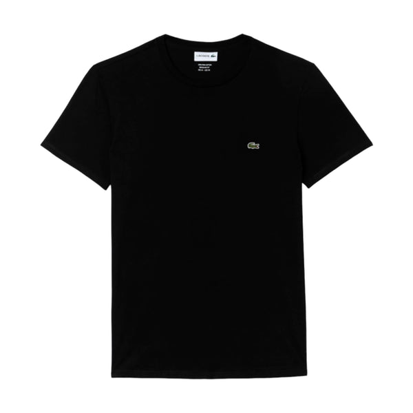 T-shirt Uomo Lacoste - T-Shirt 100% Pima Cotton - Nero