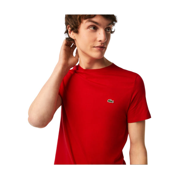 T-shirt Uomo Lacoste - T-Shirt 100% Pima Cotton - Rosso