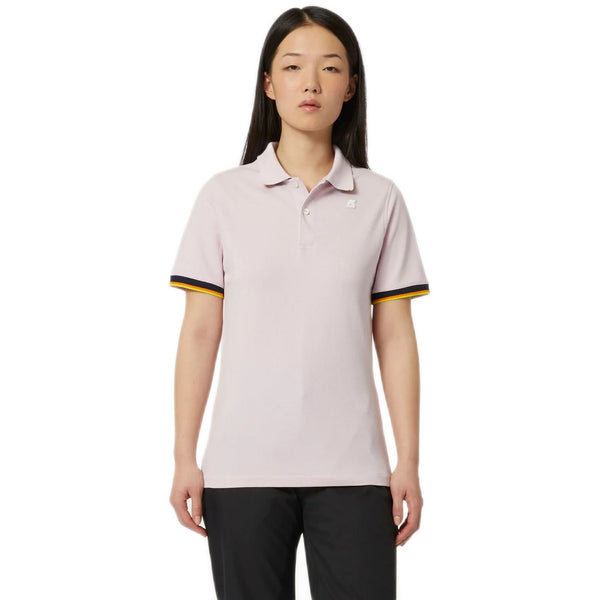 Polo Uomo K-Way - Polo Manica Corta Vincent - Rosa