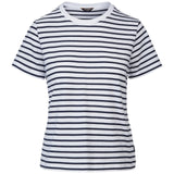 T-shirt Donna K-Way - Amalia Stripes - Blu