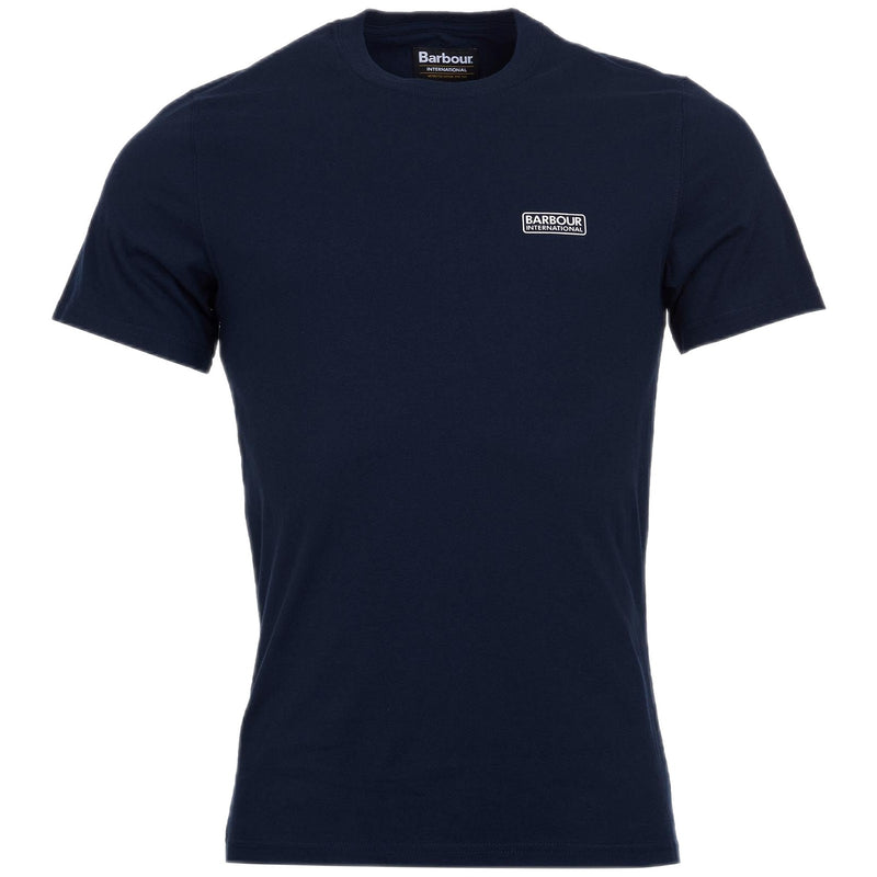 T-shirt Uomo Barbour International - Small Logo Tee - Blu