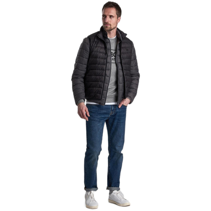 Felpe senza cappuccio Uomo Barbour International - Large Logo Sweat - Grigio