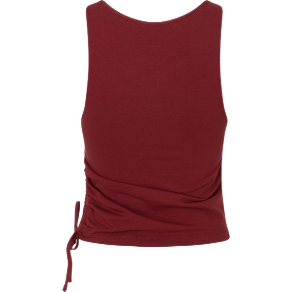 Canotte e top Donna Calvin Klein - Side Gathering Tank - Bordeaux