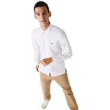 Camicie casual Uomo Lacoste - Camicia M/L - Bianco