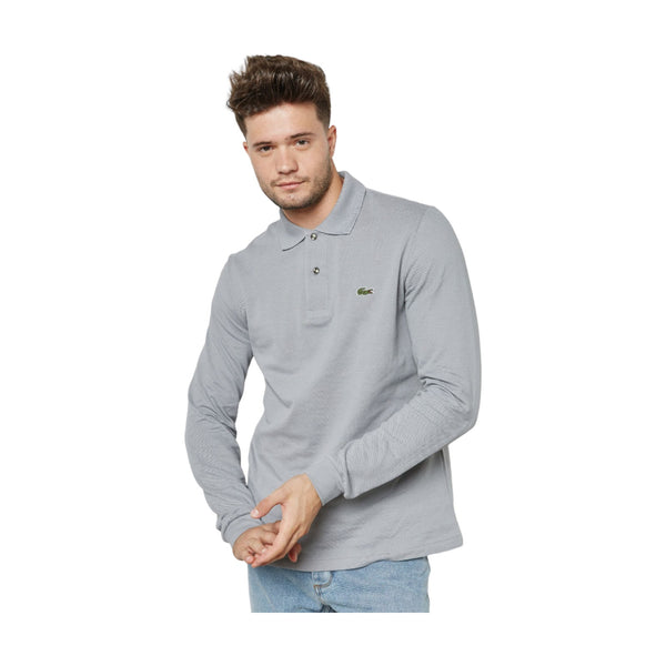 Polo Uomo Lacoste - Polo Manica Lunga - Grigio