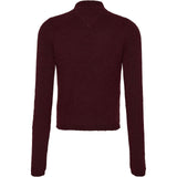 Maglie Donna Tommy Hilfiger - Tjw Signature Rib Turtleneck - Bordeaux