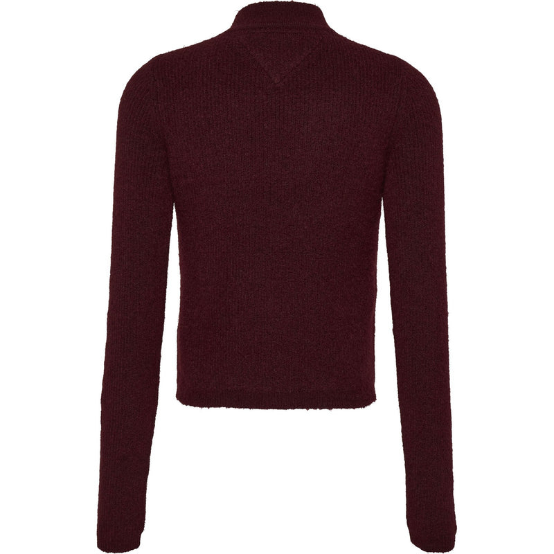 Maglie Donna Tommy Hilfiger - Tjw Signature Rib Turtleneck - Bordeaux