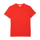 T-shirt Uomo Lacoste - T-Shirt 100% Pima Cotton - Arancione