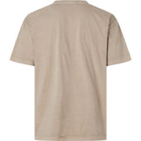 T-shirt Uomo Calvin Klein - Monologo Mineral Dye - Marrone