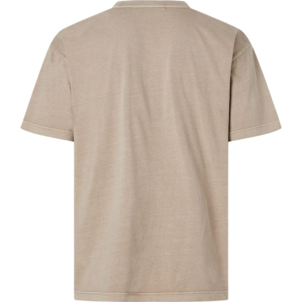 T-shirt Uomo Calvin Klein - Monologo Mineral Dye - Marrone