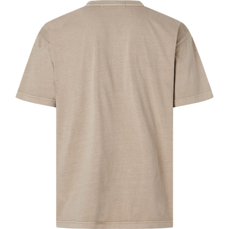 T-shirt Uomo Calvin Klein - Monologo Mineral Dye - Marrone