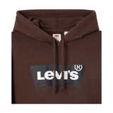 Felpe con cappuccio Uomo Levi's - Standard Graphic Hoodie Bw Ssnl Hoodie - Marrone
