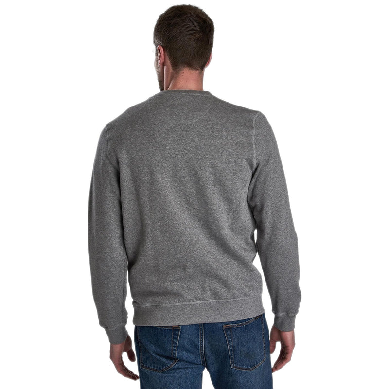 Felpe senza cappuccio Uomo Barbour International - Large Logo Sweat - Grigio
