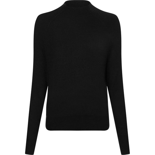 Maglioni Donna Calvin Klein - Rib Mock Neck Sweater - Nero