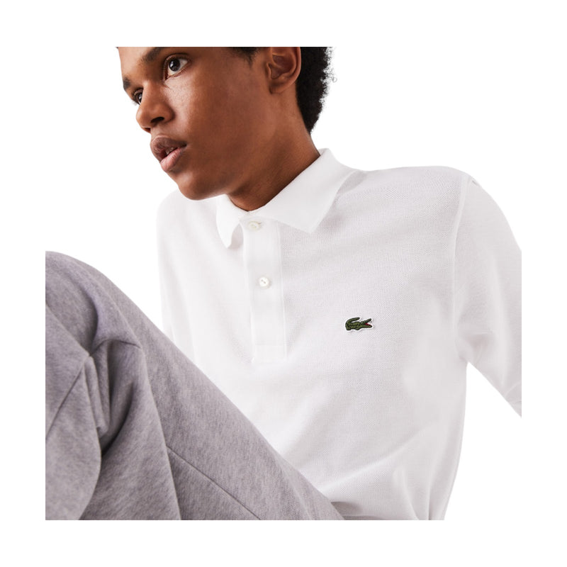 Polo Uomo Lacoste - Polo Manica Lunga - Bianco