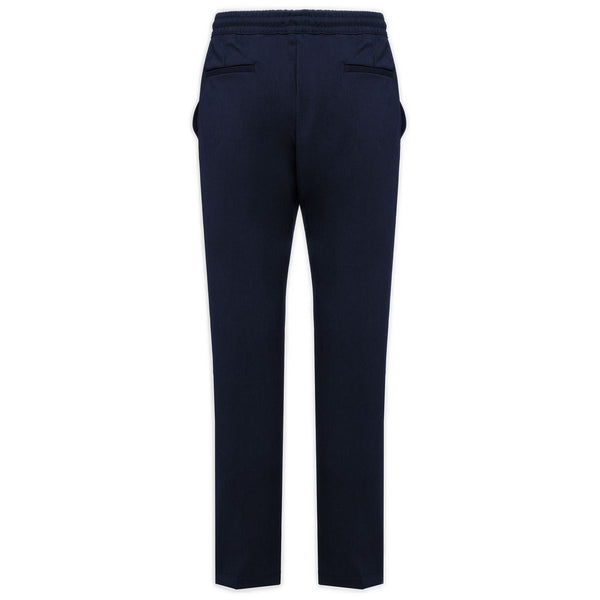 Pantaloni Uomo Alpha Studio - Jogging Coulisse Light Gabardine - Blu