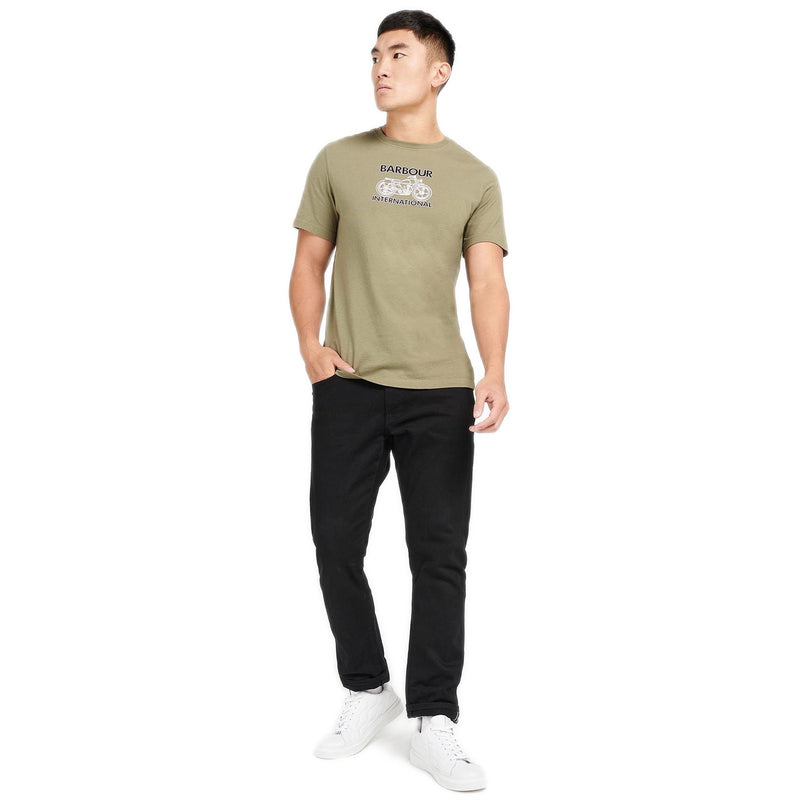 T-shirt Uomo Barbour International - Lens Tee - Verde