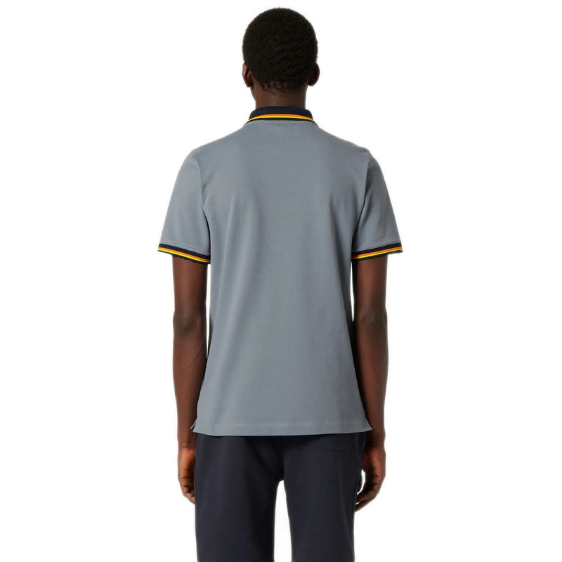 Polo Uomo K-Way - Polo Manica Corta Vince - Grigio