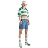 Pantaloncini Donna Tommy Hilfiger - Tjw Chambray Short - Azzurro