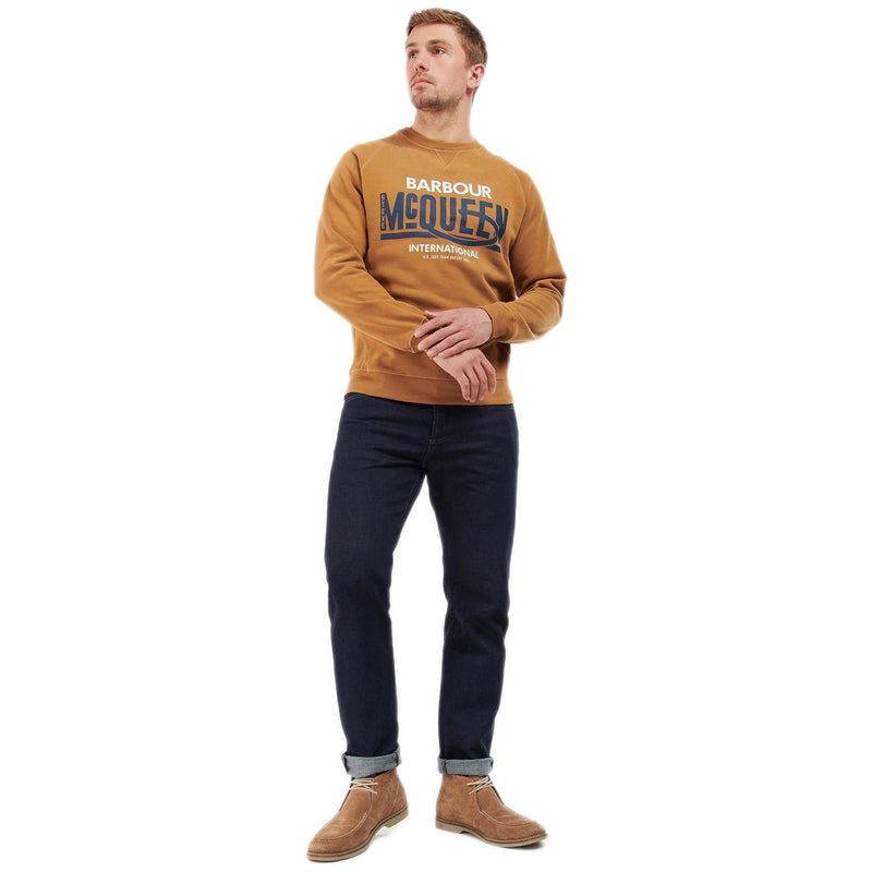 Felpe senza cappuccio Uomo Barbour International - Randall Crew Sweat - Marrone