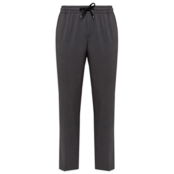 Pantaloni Uomo Alpha Studio - Jogging Coulisse Light Gabardine - Nero