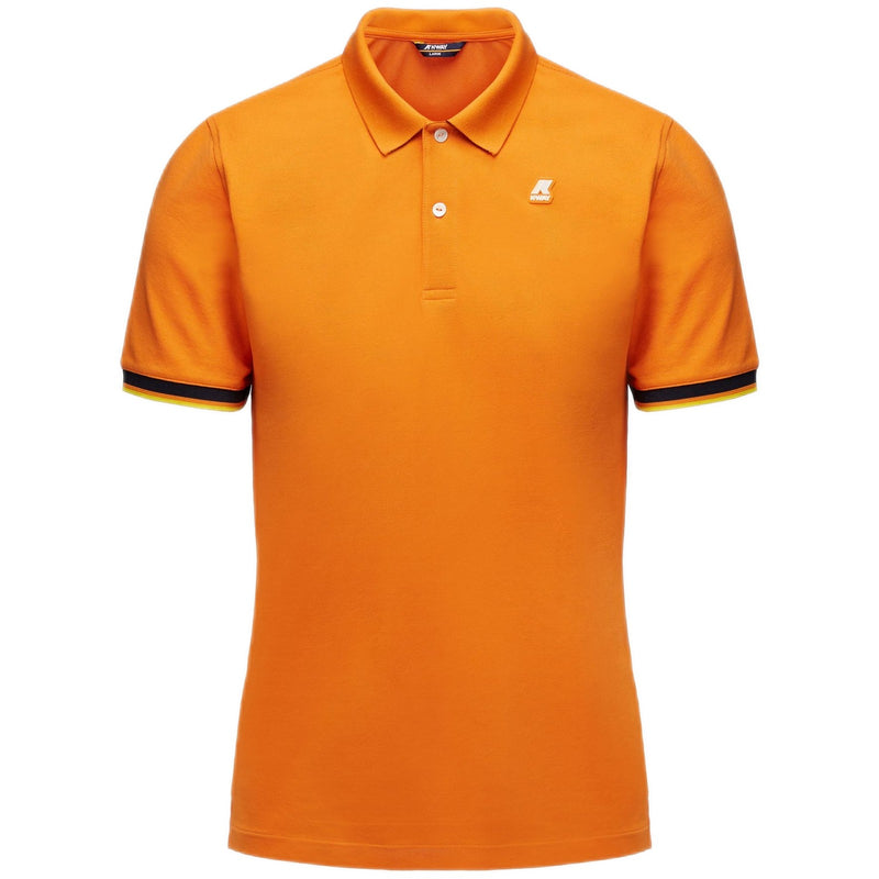 Polo Uomo K-Way - Polo Manica Corta Vincent - Arancione