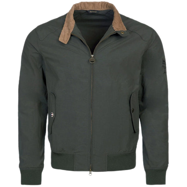 Giubbini Uomo Barbour International - Rectifier Harrington Casual - Verde