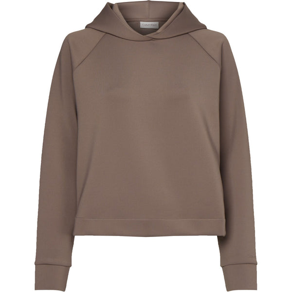 Felpe con cappuccio Donna Calvin Klein - Technical Knit Hoodie - Marrone